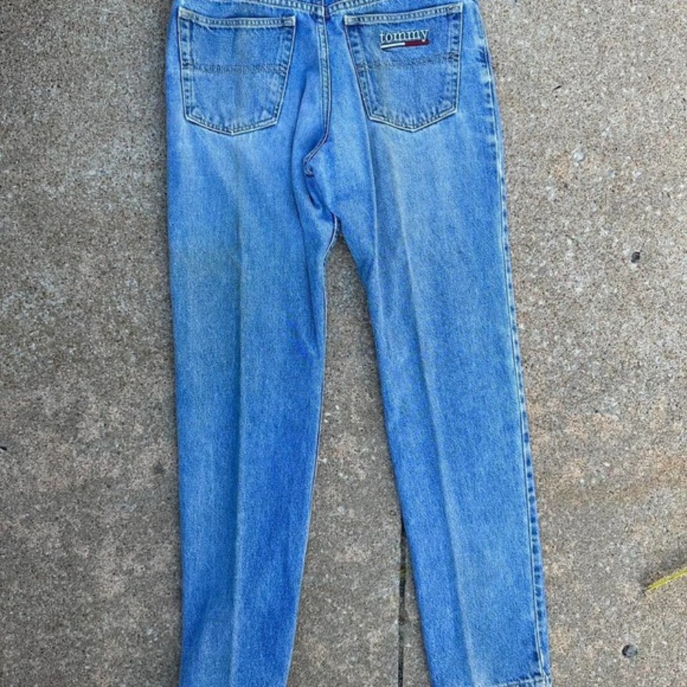 Vintage Tommy Hilfiger Womens Jeans‎ Size 30" Preppy Streetwear Embroidered